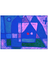 Klee A Small Room in Venice - Art Print